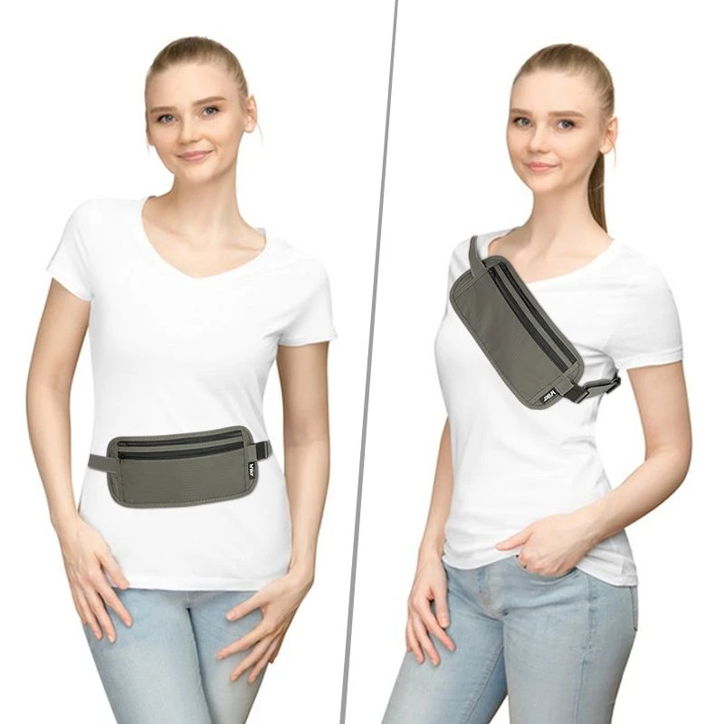 Hikr Moneybelt Premium Reisportemonnee - Black 8 Hikr Moneybelt Premium Reisportemonnee - Black - Afbeelding 6