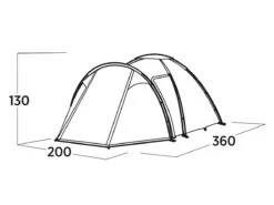 Easy Camp Lomsdal 3 Koepeltent -Buiten Kamperen 07834ed4b3f8ba87