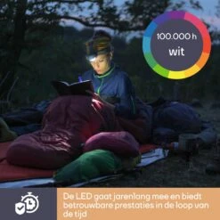 Merkloos Perel 1-leds Hoofdlamp - White -Buiten Kamperen 07e05fa2dac6df6b