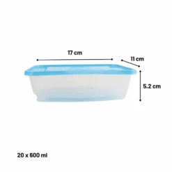 Orange85 Meal Prep Set Van 20 600 Ml Vershoudbakjes -Buiten Kamperen 0ad55148f9994732