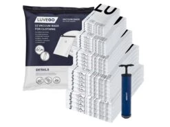 Luvego 22 Pack Vacuümzakken Inclusief Handpomp