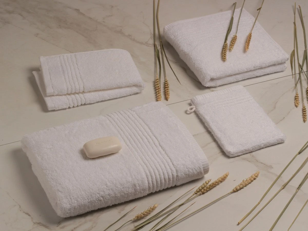 Merkloos PHLOX Supreme 30 X 50 Cm Set Van 6 Gastendoekjes - Wit 6 Merkloos PHLOX Supreme 30 X 50 Cm Set Van 6 Gastendoekjes - Wit - Afbeelding 4