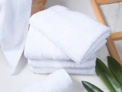 DoubleDry Hotel 70 X 140 Cm Set Van 3 Handdoeken - Wit -Buiten Kamperen 186d22d7dbf0ad8a