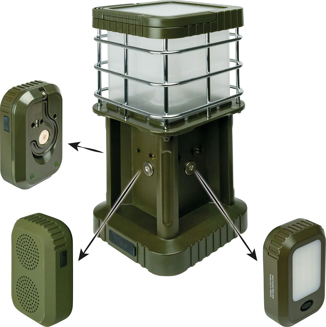 Schwaiger Led Campinglamp Met Bluetooth Luidspreker 4 Schwaiger Led Campinglamp Met Bluetooth Luidspreker - Afbeelding 2