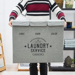 Merkloos DuneDesign 2 Vakken Wasmand - 84 Liter 13 Merkloos DuneDesign 2 Vakken Wasmand - 84 Liter -Buiten Kamperen 1be0df46ea07431b