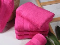 DoubleDry Hotel 16 X 21 Cm Set Van 6 Washandjes - Roze -Buiten Kamperen 1e631e5999a1a2bd