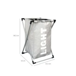 IVOL 1 Vak Wit Opvouwbare Wasmand 12 IVOL 1 Vak Wit Opvouwbare Wasmand -Buiten Kamperen 23b5e43e3e66068f