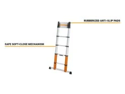 Batavia Giraffe Air 2,63 Meter Telescopische Ladder -Buiten Kamperen 24b6ea4bf80c5556
