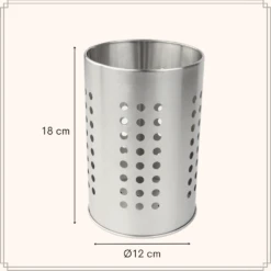 Orange85 ∅12 X 18 Cm RVS Keukengerei Houder -Buiten Kamperen 26736806040a84bd