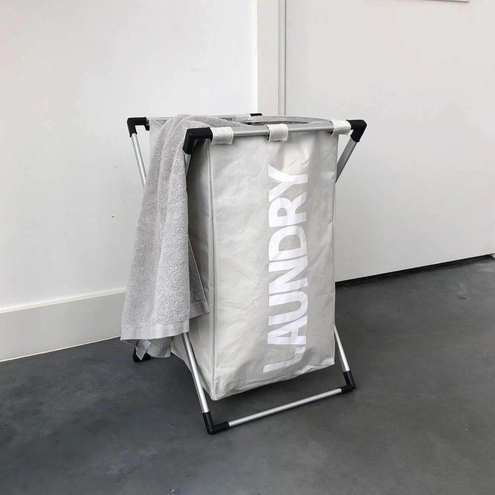 IVOL 1 Vak Wit Opvouwbare Wasmand 5 IVOL 1 Vak Wit Opvouwbare Wasmand - Afbeelding 3