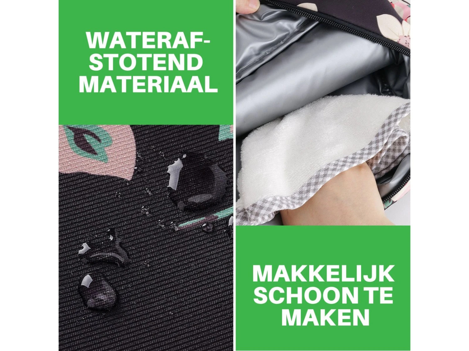 Merkloos Brisby Bloemetjes 4 Liter Koeltas 5 Merkloos Brisby Bloemetjes 4 Liter Koeltas - Afbeelding 3