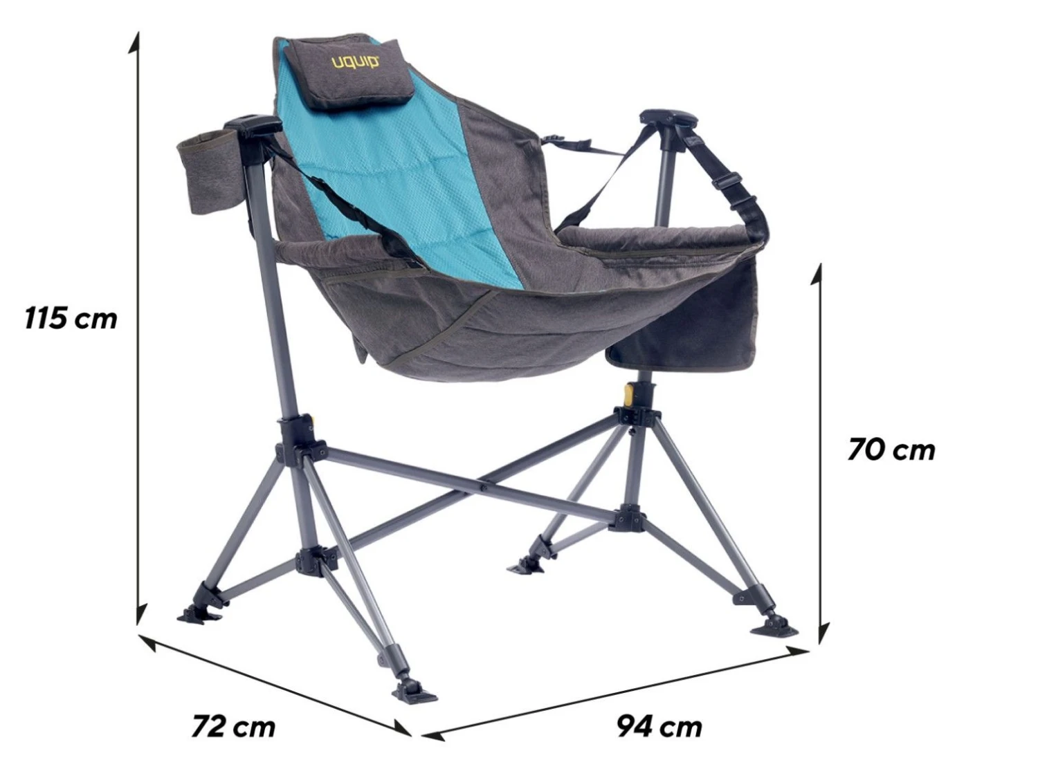 Uquip Rocky 2.0 Schommelstoel Relaxstoel 4 Uquip Rocky 2.0 Schommelstoel Relaxstoel - Afbeelding 2