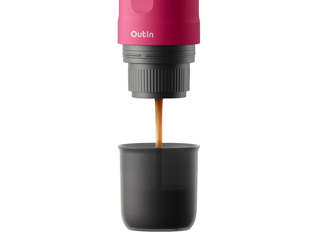 OutIn Nano Draagbare Elektrische Espressomachine - Red 6 OutIn Nano Draagbare Elektrische Espressomachine - Red - Afbeelding 4