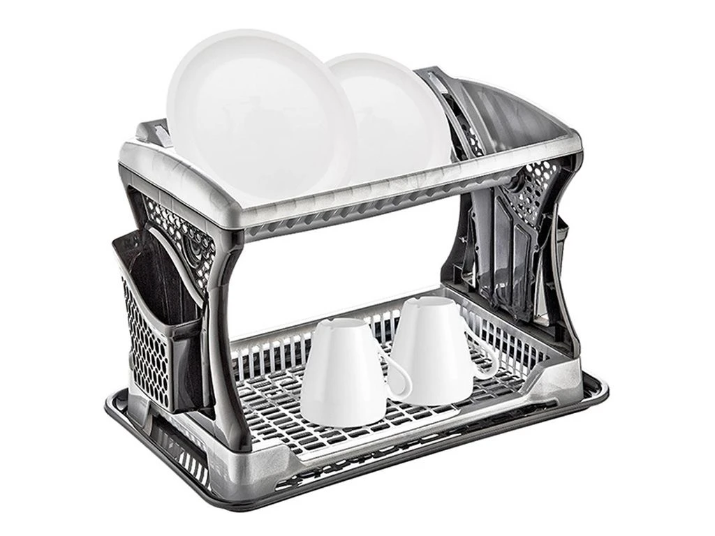 Merkloos Michelino 2-laags Afdruiprek - Grey 3 Merkloos Michelino 2-laags Afdruiprek - Grey