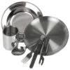 Black Snake 7-delig Roestvrijstalen Campingservies -Buiten Kamperen 395f97e97e23d9a5