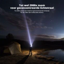 FlinQ Set Van 2 Militaire Zaklampen Met Batterijen -Buiten Kamperen 3a61d7b52db885d9