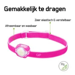 Merkloos GP CH31 40 Lumen Hoofdlamp - Pink -Buiten Kamperen 3d829d0a7d27328b