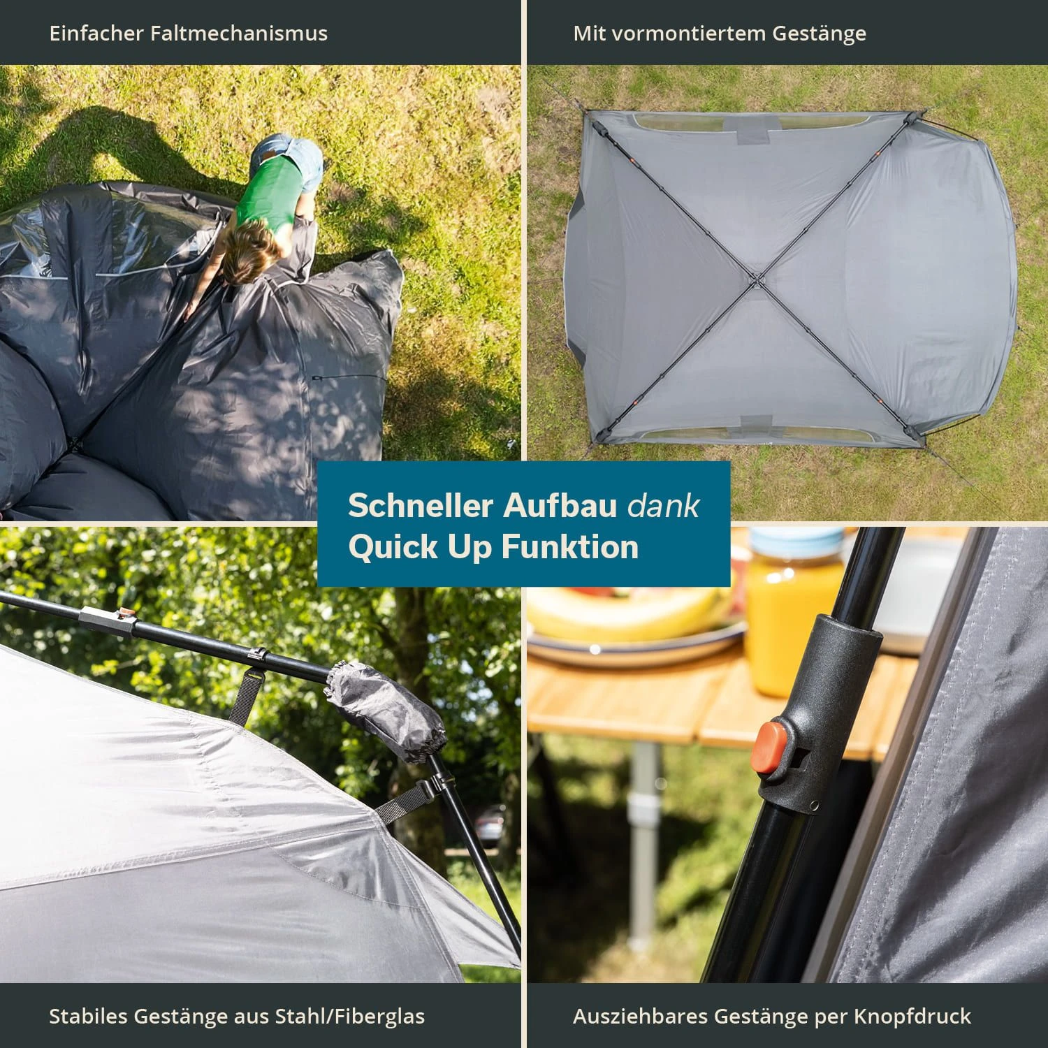 Skandika Hognes 4 Protect Quick-Start Dagtent 4 Skandika Hognes 4 Protect Quick-Start Dagtent - Afbeelding 2