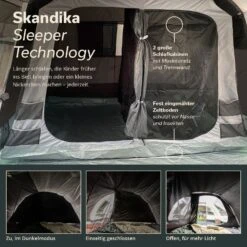 Skandika Hurricane 8 Sleeper Protect Tunneltent -Buiten Kamperen 4cb1c08df3709271