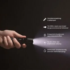 FlinQ Set Van 2 Militaire Zaklampen Met Batterijen -Buiten Kamperen 4d91ce112f325b6f