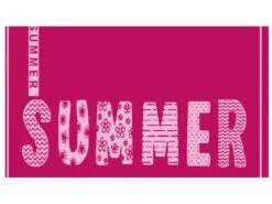 Merkloos PHLOX 90 X 160 Cm Strandlaken - Summer Fuchsia -Buiten Kamperen 4e3eda4a9915413c