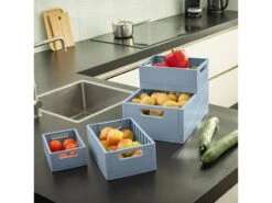 Sunware Sigma Home 13 Liter Set Van 4 Vouwkratten - Blue -Buiten Kamperen 52c94b3d93481a19