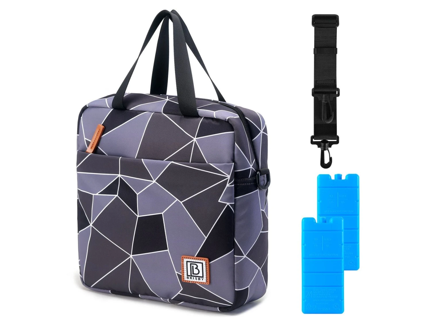 Merkloos Brisby Grijs En Zwart 7 Liter Koeltas 4 Merkloos Brisby Grijs En Zwart 7 Liter Koeltas - Afbeelding 2