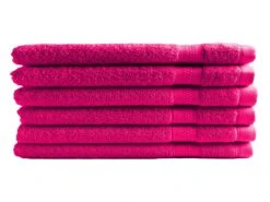 DoubleDry Hotel 16 X 21 Cm Set Van 6 Washandjes - Roze -Buiten Kamperen 586616d32bac0860
