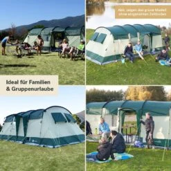 Skandika Hurricane 8 Sleeper Protect Tunneltent -Buiten Kamperen 58ec68d5505314f9