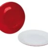 Bo-Camp Two-Tone Set Van 4 Ontbijtborden - Red -Buiten Kamperen 5cbbbade4bc3cbfe