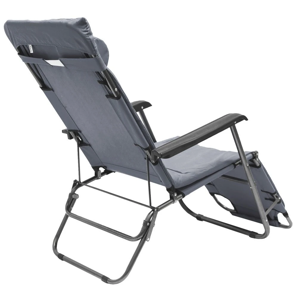 AMANKA 180 X 60 Verstelbare Relaxstoel - Grey 6 AMANKA 180 X 60 Verstelbare Relaxstoel - Grey - Afbeelding 4