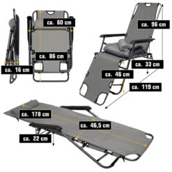 AMANKA 180 X 60 Verstelbare Relaxstoel - Grey 12 AMANKA 180 X 60 Verstelbare Relaxstoel - Grey -Buiten Kamperen 623c879a25b7f6.58460372