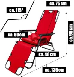 AMANKA 180 X 60 Verstelbare Relaxstoel - Red 13 AMANKA 180 X 60 Verstelbare Relaxstoel - Red -Buiten Kamperen 624195544d3df7.25551071