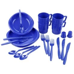 Black Snake 26-delig Campingservies - Purple