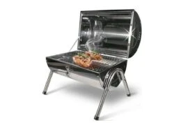 Merkloos BBQ Collection Chroom Houtskoolbarbecue -Buiten Kamperen 626f8fabc74fe7.45365415