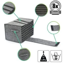 DuneDesign Bordenhouder Voor 8 Borden -Buiten Kamperen 6283875ec55dc5.49943504