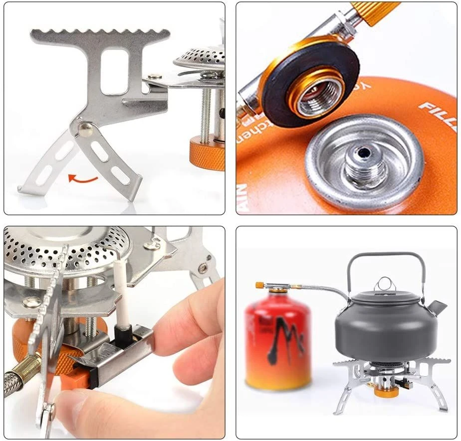 Campingwise Opvouwbare Gasbrander 7 Campingwise Opvouwbare Gasbrander - Afbeelding 5