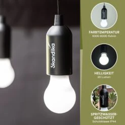 Skandika Narvik Set Van 4 Campinglampen -Buiten Kamperen 63592f865ada64.86789535