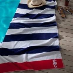 Seahorse Albatros 100 X 180 Cm Strandlaken -Buiten Kamperen 645ce714298df0.84791180