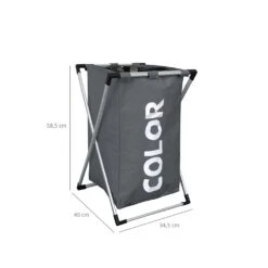 IVOL 1 Vak Donkergrijs Opvouwbare Wasmand 11 IVOL 1 Vak Donkergrijs Opvouwbare Wasmand -Buiten Kamperen 64786533a4eb58.41246371