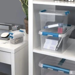 Sunware Q-line 45 Liter Opbergbox - Blue -Buiten Kamperen 648bf076328edb09