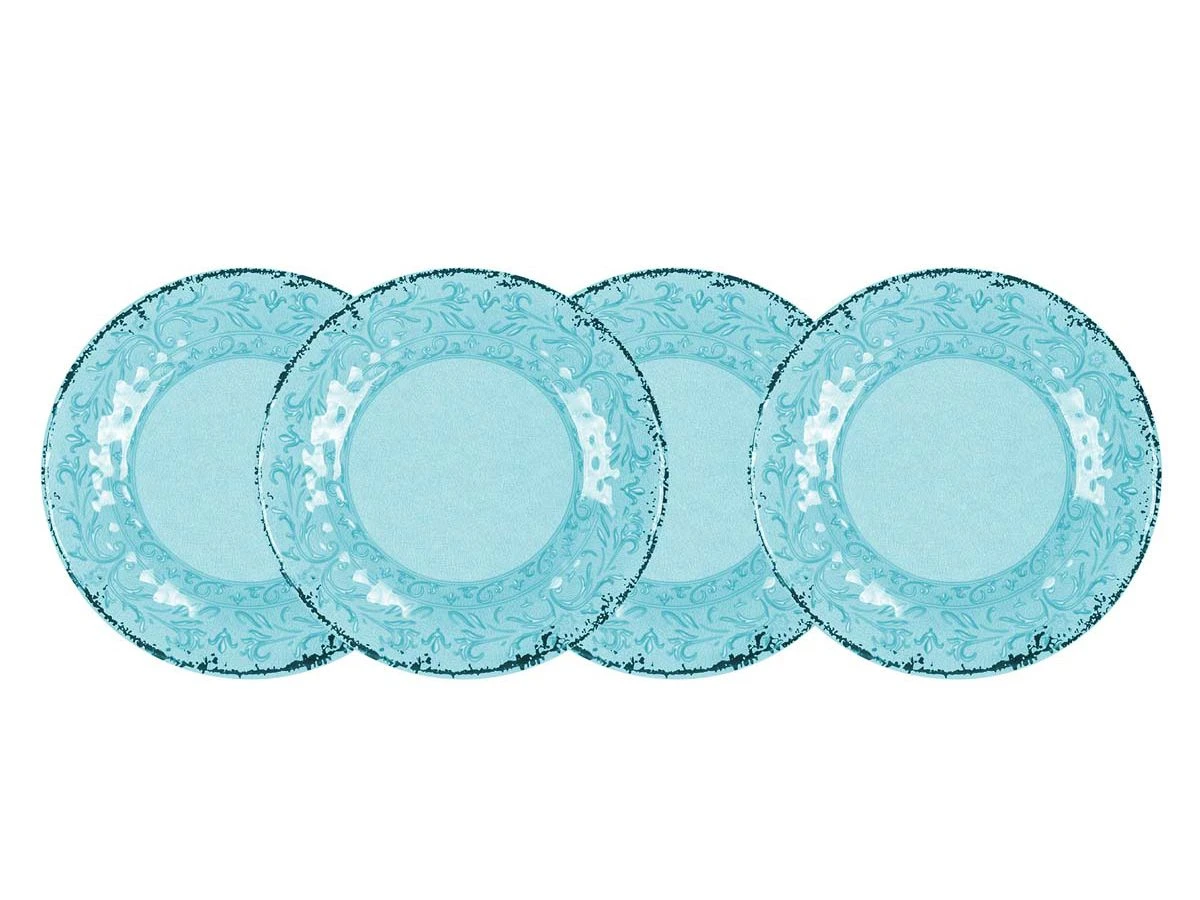 Gimex Stone Line Set Van 4 Diepe Borden - Opal 3 Gimex Stone Line Set Van 4 Diepe Borden - Opal