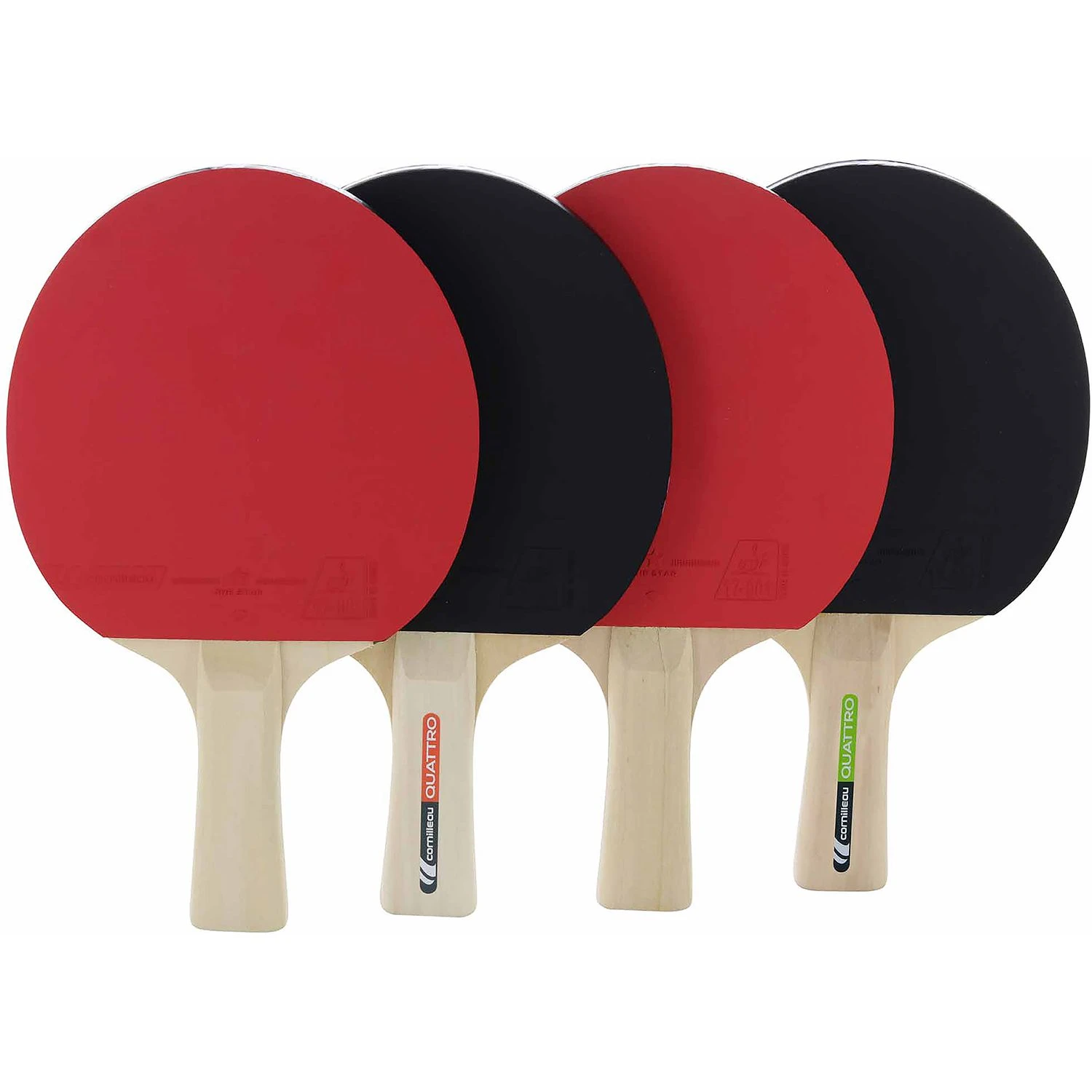 Merkloos Cornilleau Sport Pack Quatro Tafeltennbatjes 6 Merkloos Cornilleau Sport Pack Quatro Tafeltennbatjes - Afbeelding 4