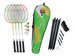 Merkloos Talbot Torro Attacker 4-persoons Badmintonset Met Net