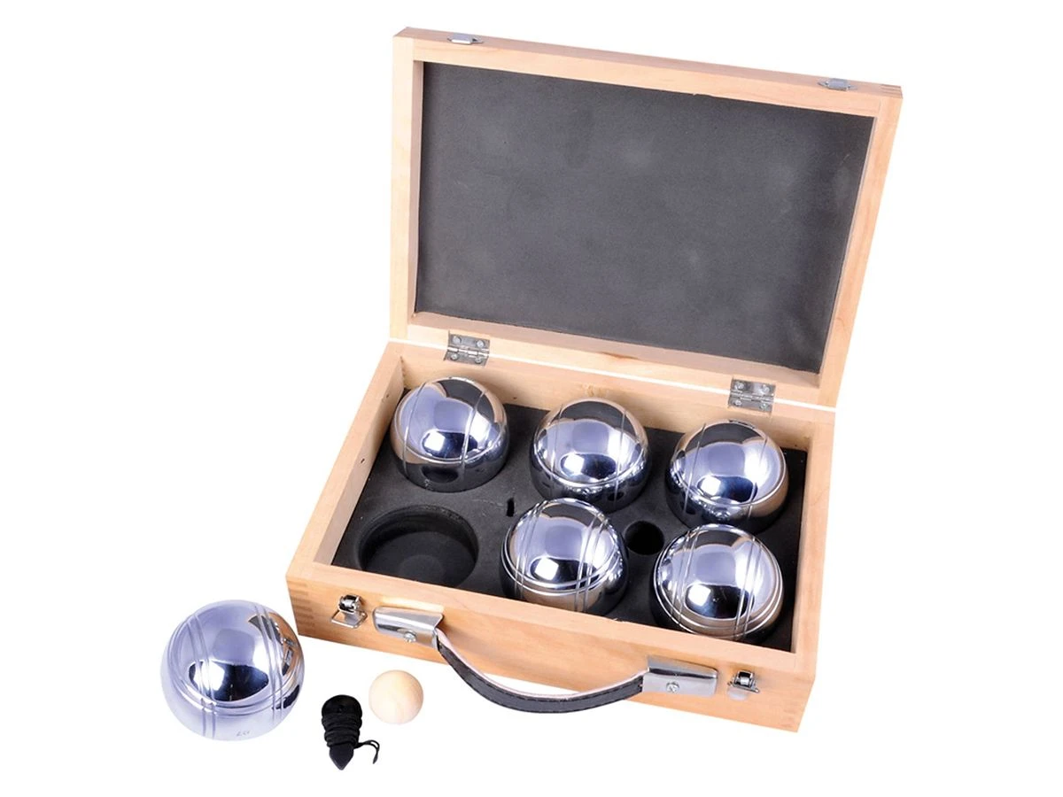 Merkloos Buffalo Metaal Jeu De Boules Set In Houten Doos 3 Merkloos Buffalo Metaal Jeu De Boules Set In Houten Doos