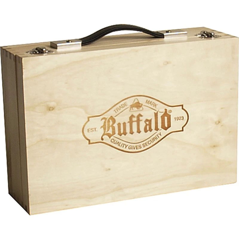 Merkloos Buffalo Metaal Jeu De Boules Set In Houten Doos 5 Merkloos Buffalo Metaal Jeu De Boules Set In Houten Doos - Afbeelding 3