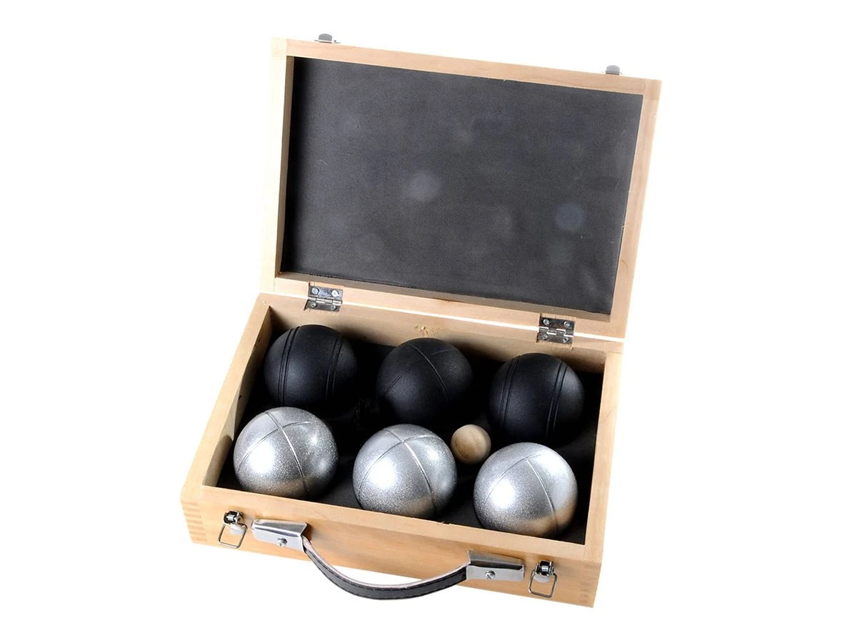 Merkloos Buffalo Gepoedercoat Jeu De Boules Set In Houten Doos 3 Merkloos Buffalo Gepoedercoat Jeu De Boules Set In Houten Doos
