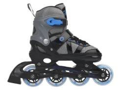 Merkloos Champz Blauw ABEC7 Semi-Softboot Verstelbare Inline Skates