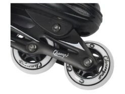 Merkloos Champz Wit ABEC7 Semi-Softboot Verstelbare Inline Skates -Buiten Kamperen 65250bda235ad4.13028648