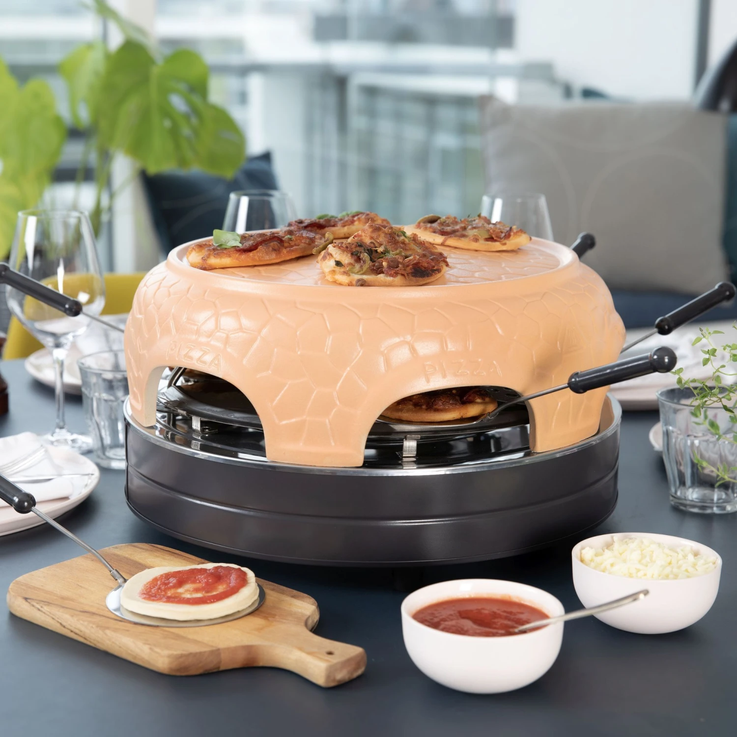 Merkloos Gastronoma 6 Persoons Pizza Oven 6 Merkloos Gastronoma 6 Persoons Pizza Oven - Afbeelding 4